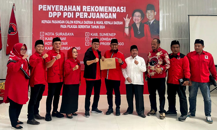 Achmad Fauzi Kembali Nakhodai DPC PDIP Sumenep 2025–2030, Targetkan 13 Kursi DPRD
