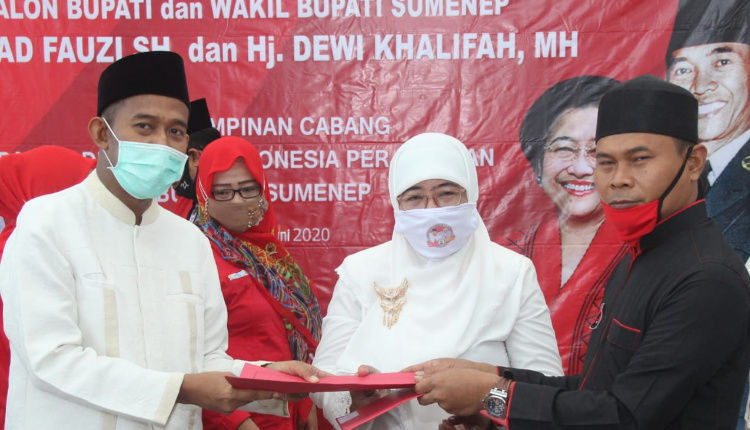 Tak Dapat Kursi DPRD di Dapil III Sumenep, PDIP Target Kemenangan Fauzi-Eva 75 Persen