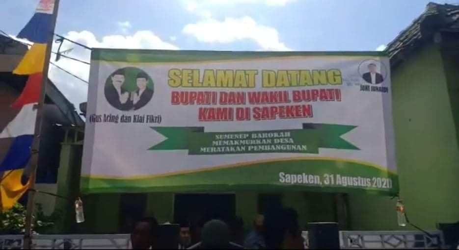 Spanduk Bapaslon Fattah Jasin-Ali Fikri di Sapeken Di Kritik Netizen Spanduk Bapaslon Fattah Jasin-Ali Fikri di Sapeken Di Kritik Netizen