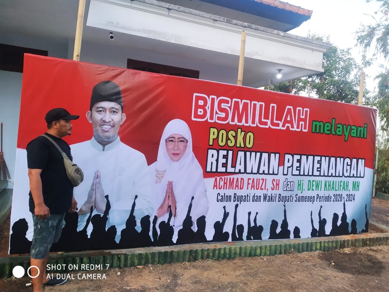 Kebanyakan Pendukung, Warganet Usulkan Posko Fauzi-Eva Dipindah