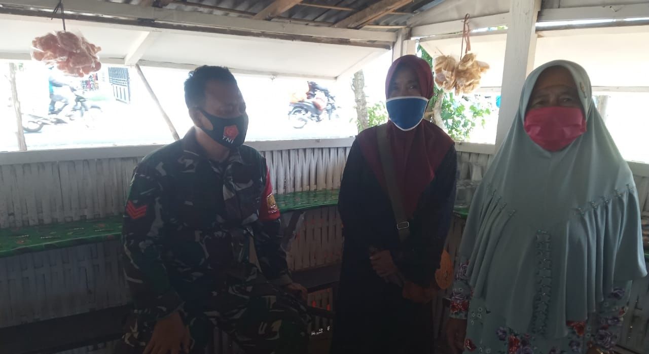 Kodim Sumenep Melalui Babinsa Koramil 0827/01 Kota Komsos di Desa Batuan