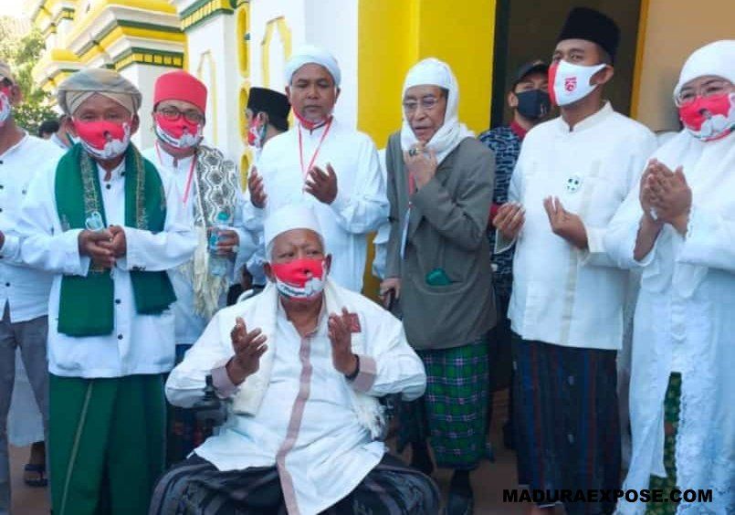 Rais Syuriah NU Dan Kiai Annuqayah Dampingi Fauzi-Eva Daftar ke KPU Sumenep