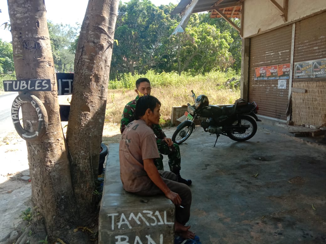 Babinsa Koramil Manding Ajak Warga Binaan Cegah Penularan Covid-19