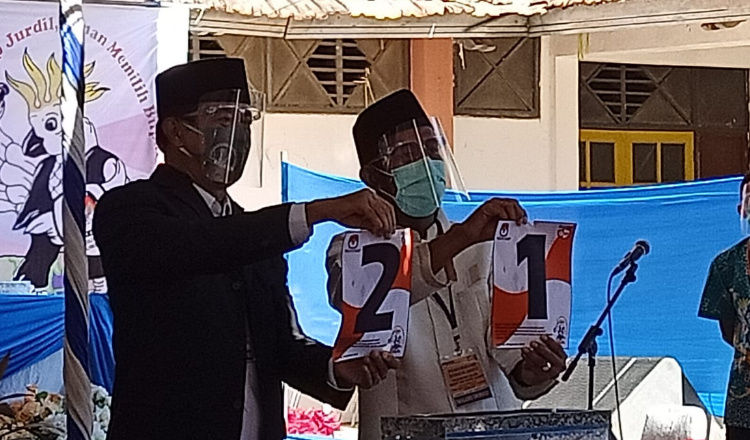 Paslon Achmad Fauzi-Dewi Khalifah Nomor Urut 1, Fattah Jasin-Ali Fikri Nomor Urut 2