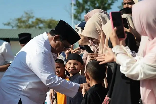 LEBARAN DI BUMI SERAMBI: Saat Presiden ‘Curhat’ Soal Banjir di Tengah Halalbihalal Aceh Tamiang