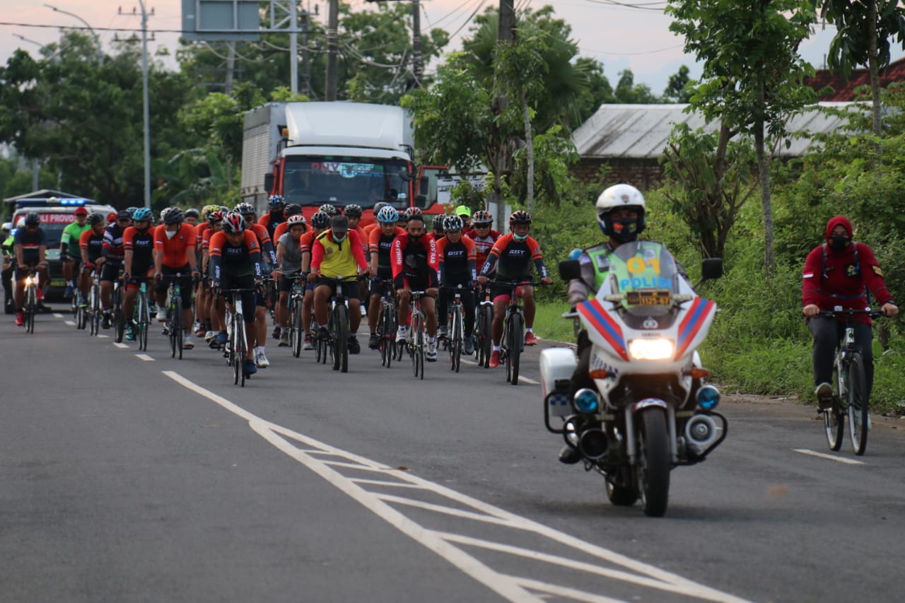 Bangun Sinergitas, Dandim 0827/Sumenep dan Kapolres Gowes Bareng