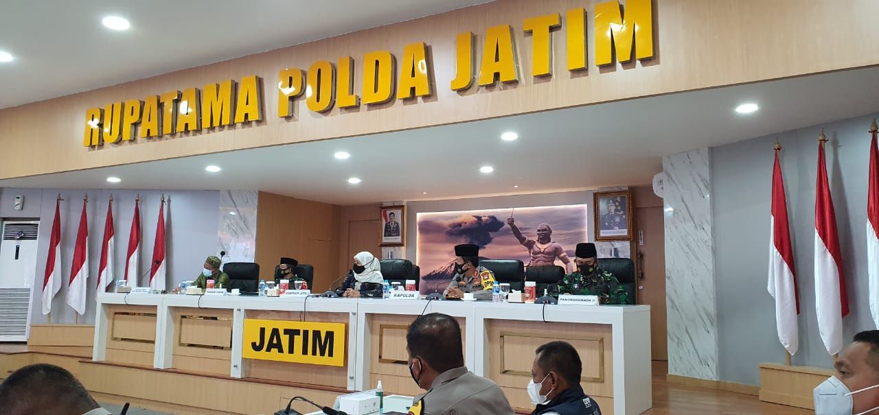 Pencanangan Gerakan Santri Bermasker, Wujudkan Jatim Bebas Covid-19