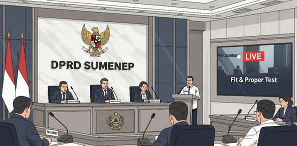 DPRD Sumenep Tegaskan Komitmen Keterbukaan Informasi Lewat Fit and Proper Test yang Disiarkan Langsung