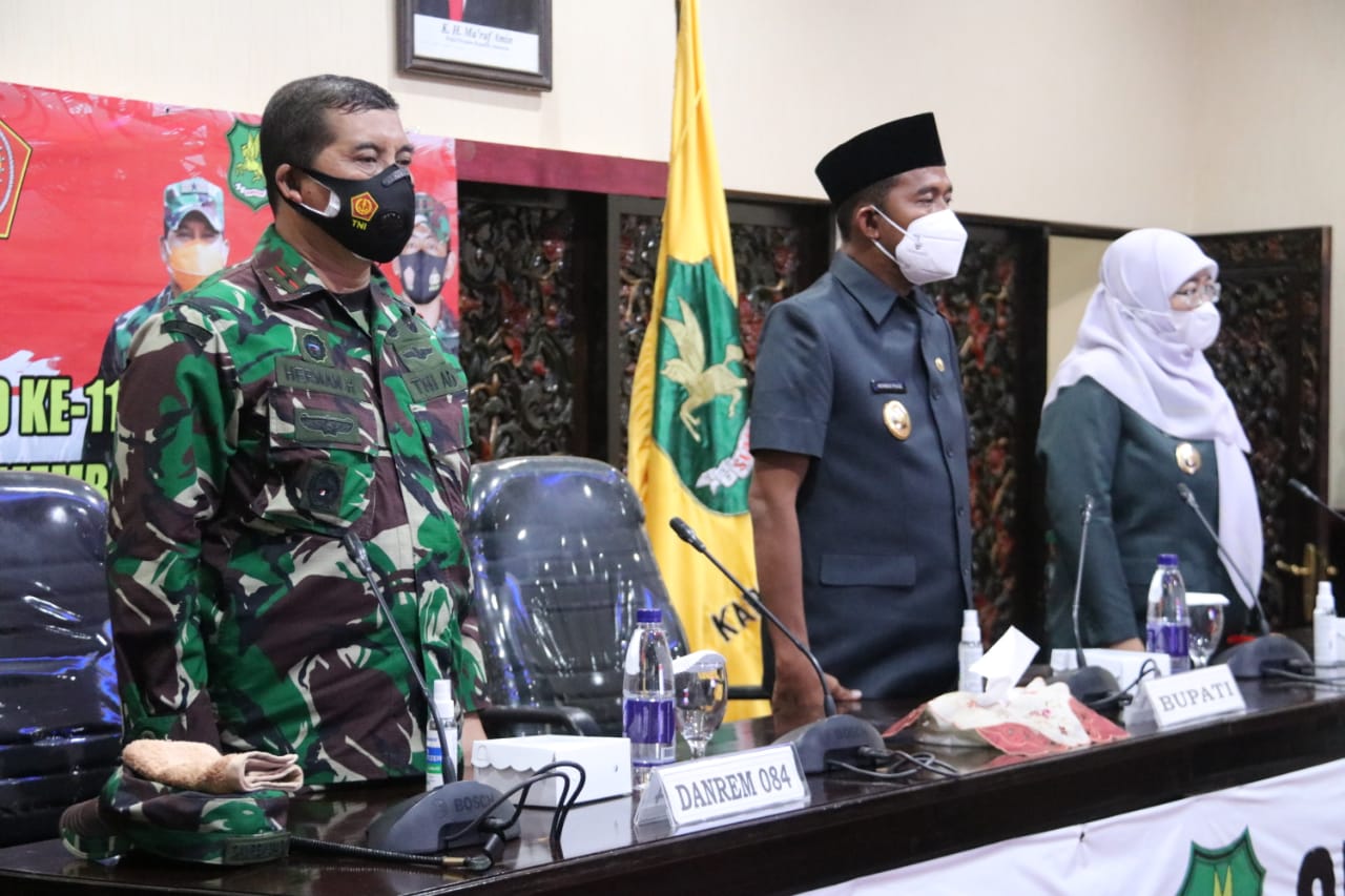 Bupati Sumenep Achmad Fauzi Bacakan Amanat Pembukaan TMMD Ke-110