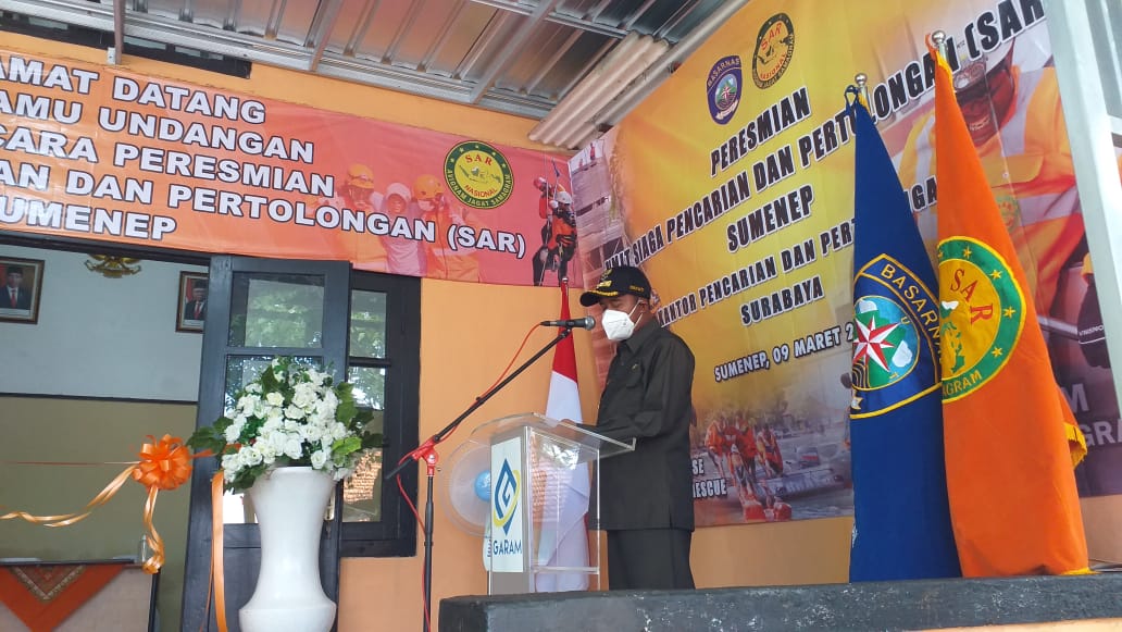 Resmikan Unit Siaga SAR, Bupati Fauzi Akui Selama Ini Pemkab Sumenep Kesulitan  Tangani Lakalaut