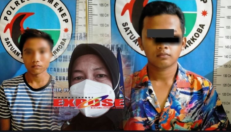 Siswa MA Lenteng Bersama Rekannya Ditangkap Satreskoba Polres Sumenep