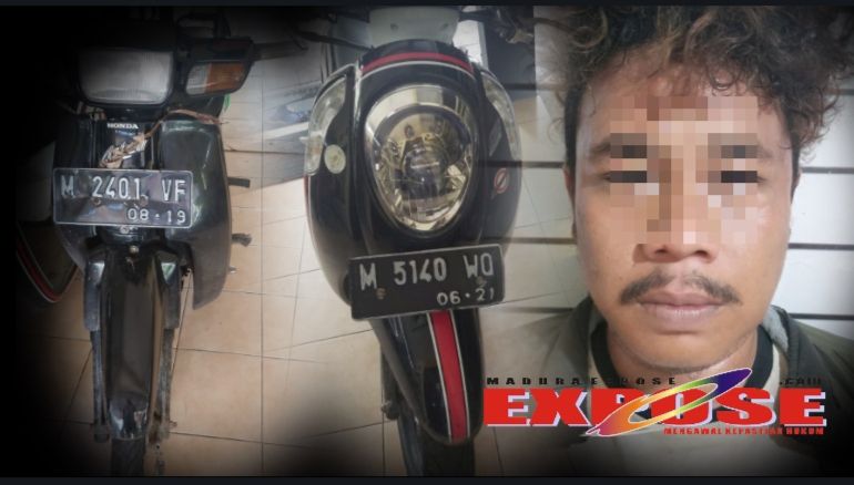 Bawa Kabur Speda Motor, Warga Desa Ellak Laok Ditangkap Bawa Kabur Speda Motor, Warga Desa Ellak Laok Ditangkap
