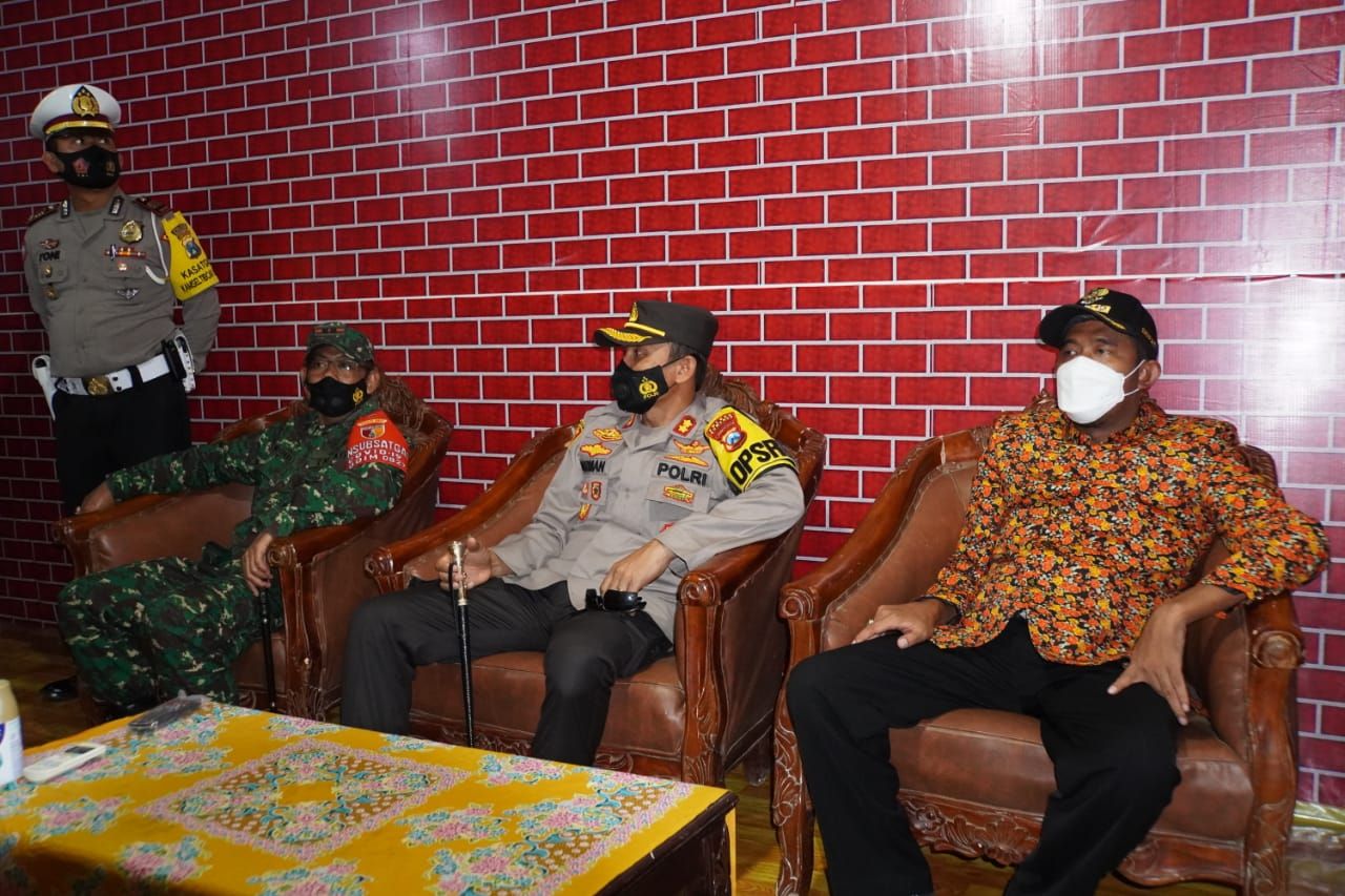 Intensifkan Pencegahan Covid-19, Dandim 0827 Bersama Bupati Sumenep dan Forkopimda, Cek Pos Pantau di Kecamatan Pragaan