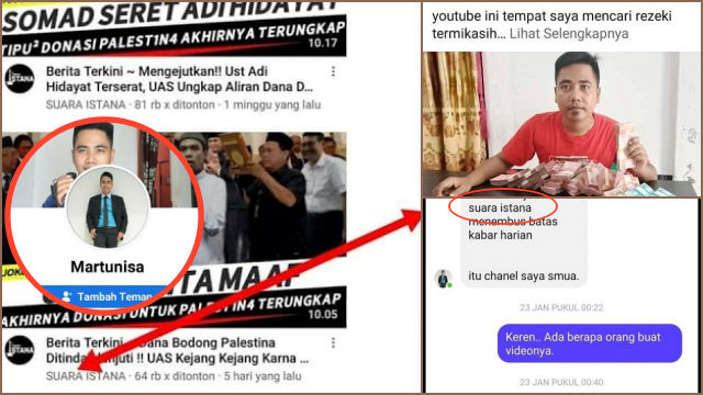 Martunisa, Diduga Pemilik Akun Pemfitnah UAH Viral, Ngaku Bukan Channel Dia Martunisa, Diduga Pemilik Akun Pemfitnah UAH Viral, Ngaku Bukan Channel Dia