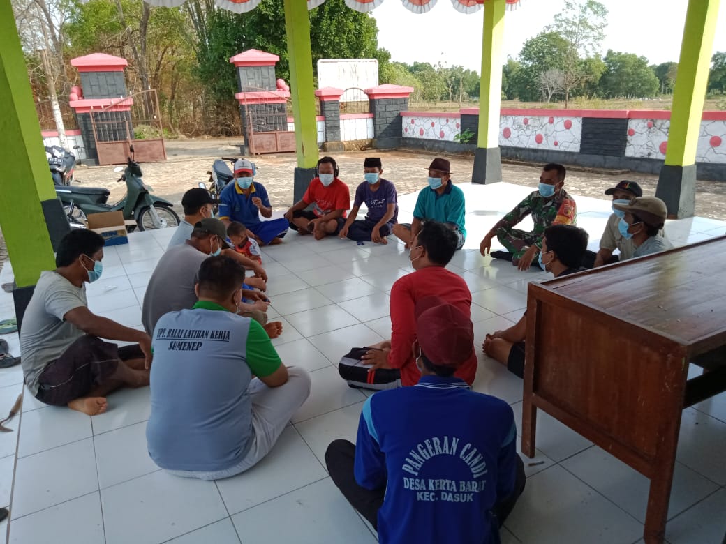 Komsos Babinsa Koramail 0827/12 Dasuk Perkuat Kemanunggalan TNI dengan Rakyat
