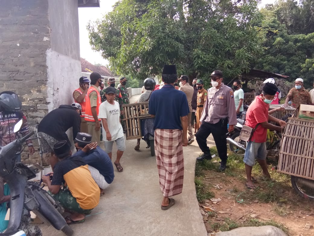 Lagi, Pasar Tradisional Jadi Sasaran Pendisplinan Protokol Kesehatan Aparat Gabungan