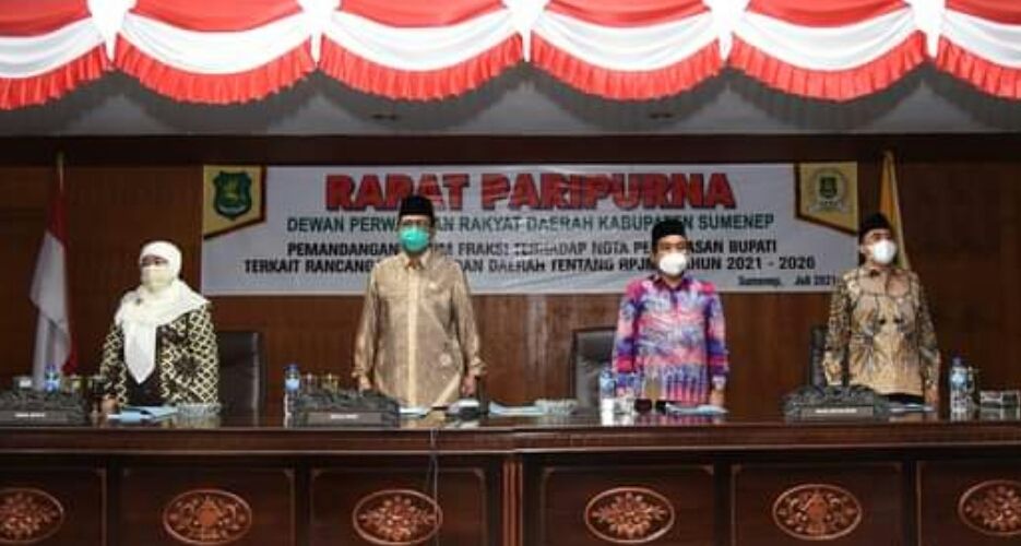 Pandangan Umum 7 Fraksi DPRD Terhadap Nota Penjelasan Bupati Sumenep