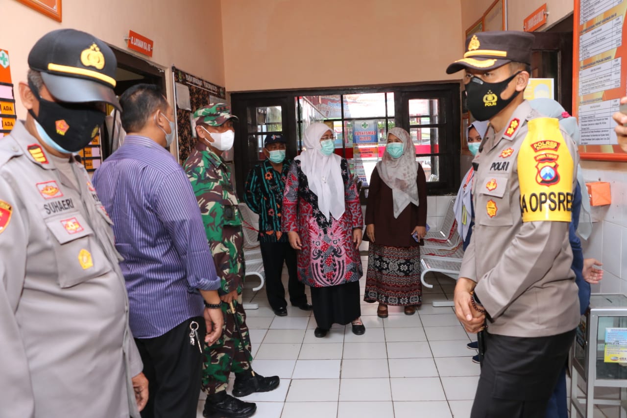 Dandim 0827 Sumenep Bersama Forkopimda Cek Puskesmas Penyangga Penanganan Covid-19