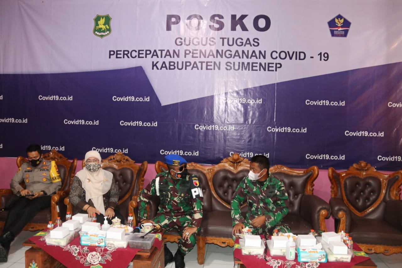 Tim Kodam V/Brawijaya Tinjau Tempat  Isoter Perpanjangan PPKM Level  4 di Sumenep