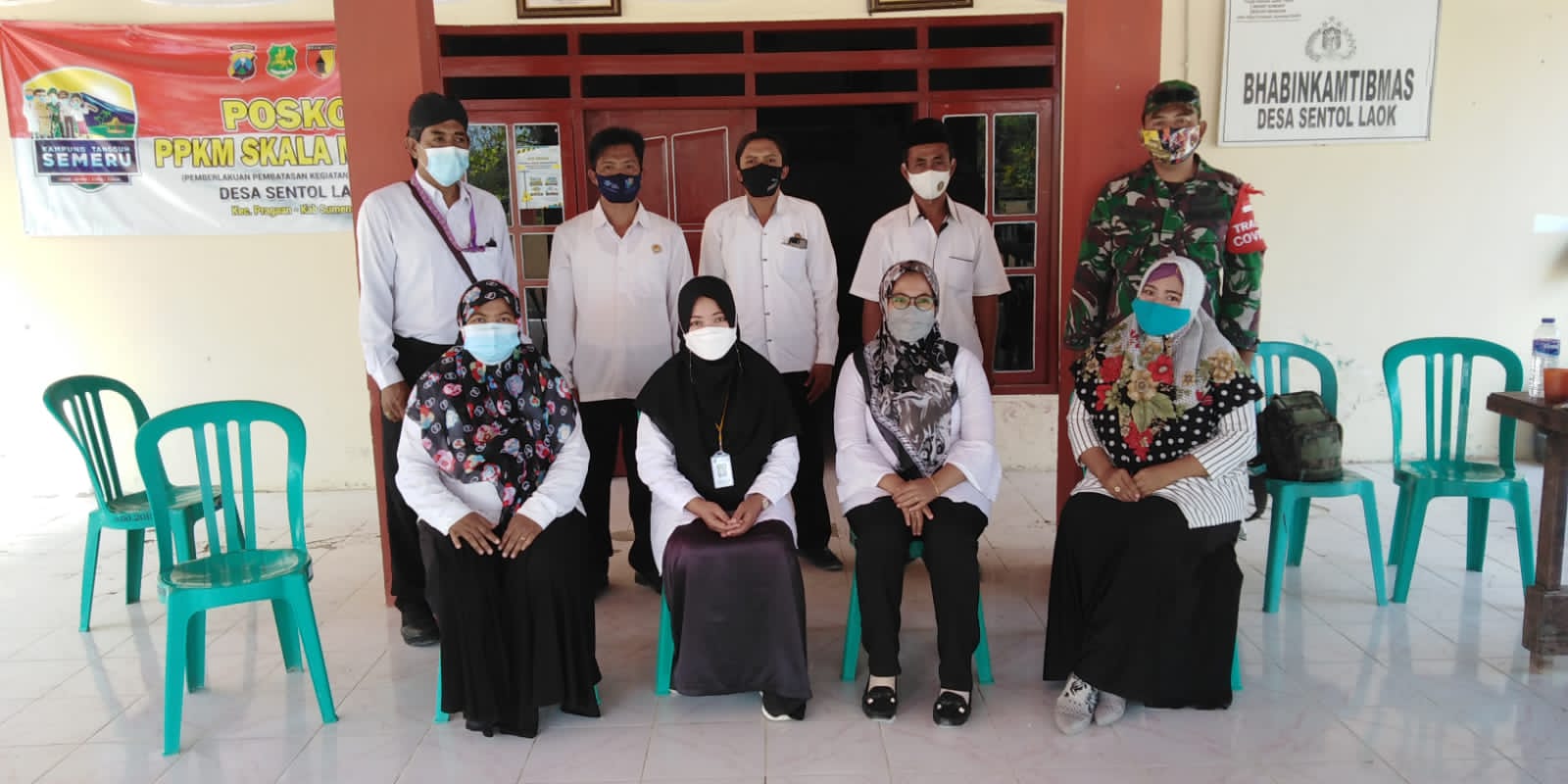 Jemput Bola, Babinsa Koramil 0827/09 Pragaan Sukseskan Serbuan Vaksinasi