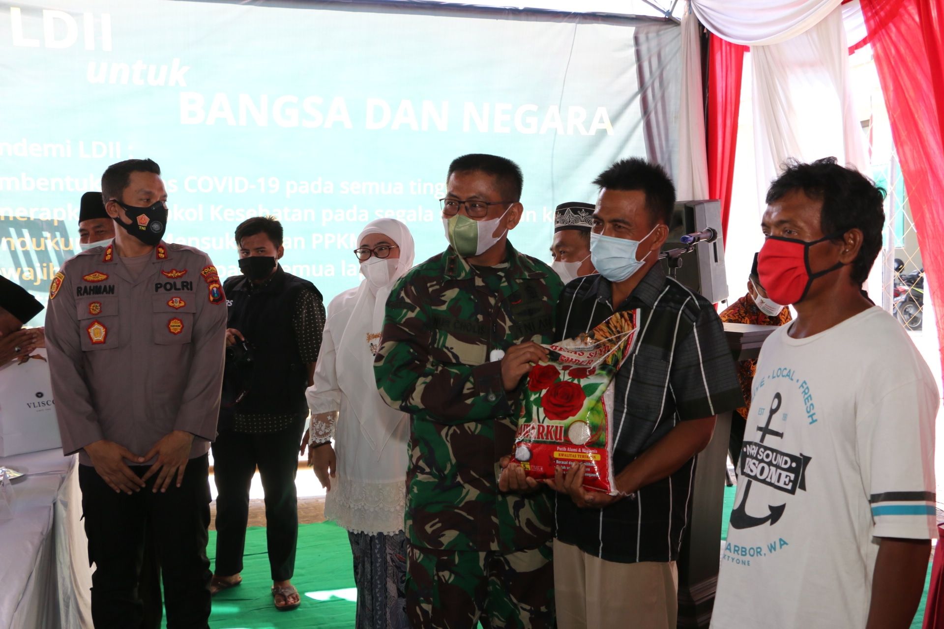Dandim 0827/Sumenep Apresiasi DPD LDII Gelar Vaksinasi Massal