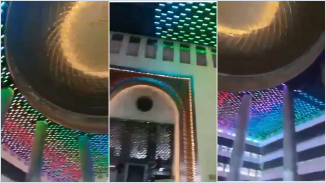 Viral Lampu Ruang Ibadah Masjid Istiqlal Warna-warni seperti Lampu Disko