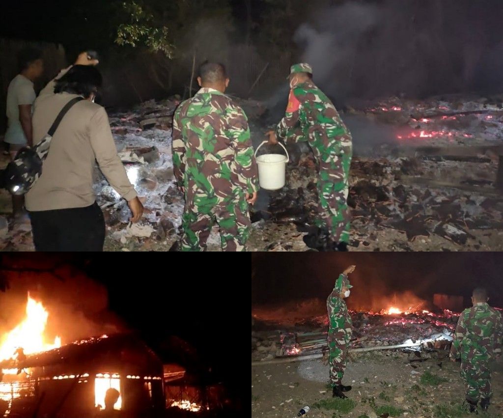Rumah Warga Sapudi Ludes Terbakar, Kerugian Capai Rp 500 Juta