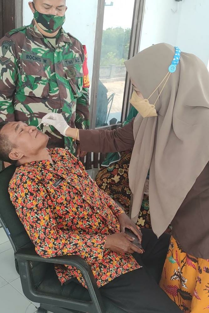 Temukan Suspect Covid-19, Satgas Sigap Lakukan 3T di Desa Ellak Laok