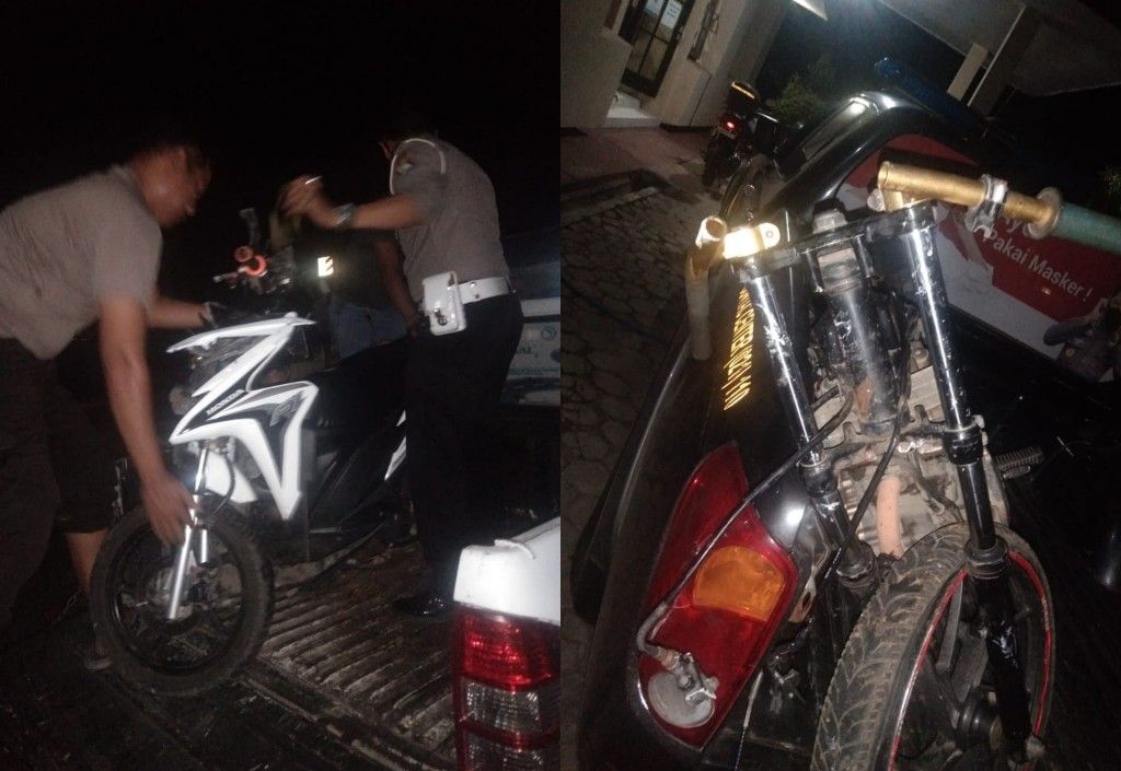 2 Motor Tanpa Nopol di Sumenep Minta Nyawa
