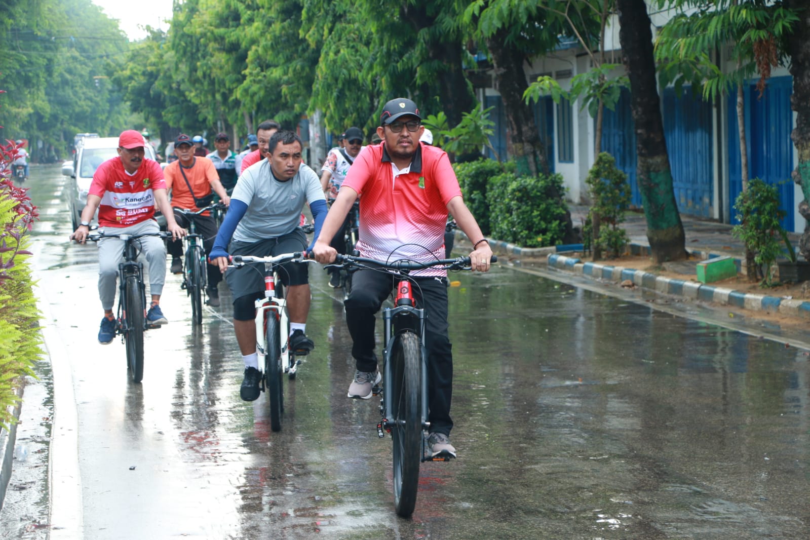 Ketika Bupati Gowes Santai Bareng Dandim Sumenep