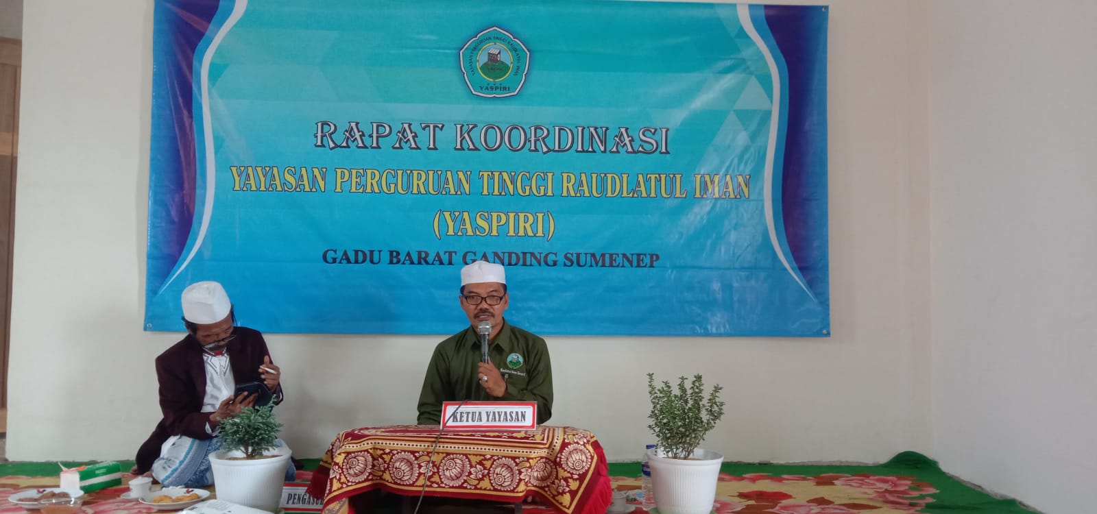 Rapat Koordinasi dan Pelantikan Pengurus YASPIRI Periode 2021-2025