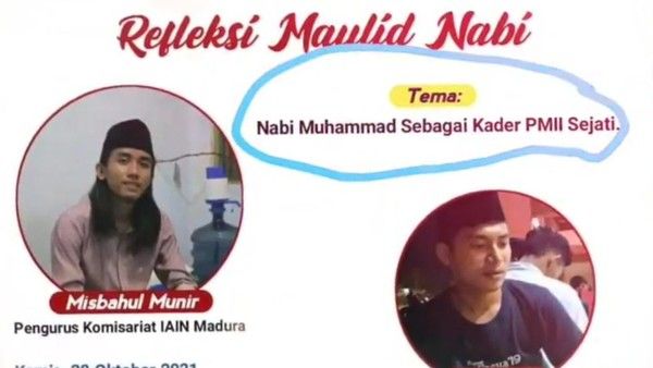 Ini Materi Kajian di Madura yang Pamfletnya Viral Tema Nabi Muhammad Kader PMII