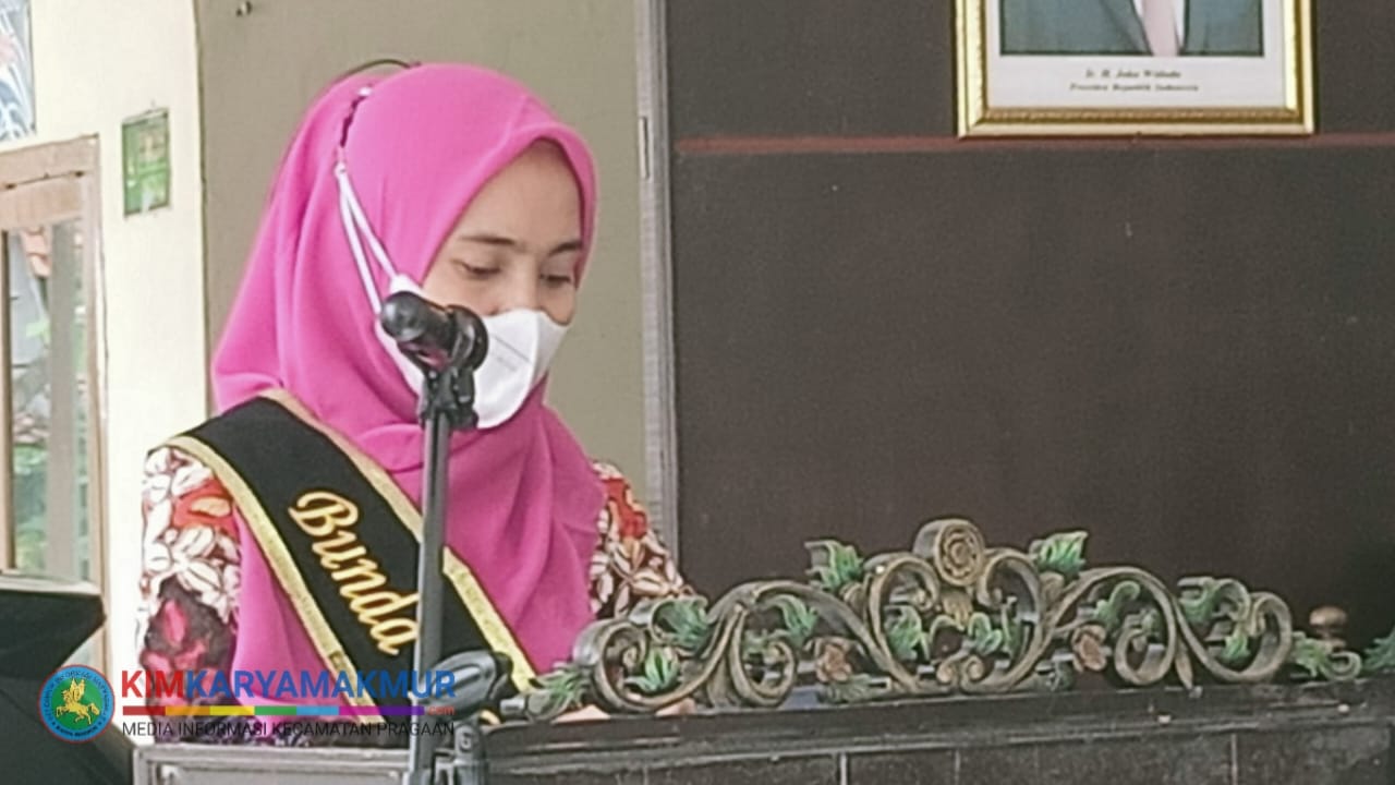 Bunda PAUD Melambai Disela Pelantikan