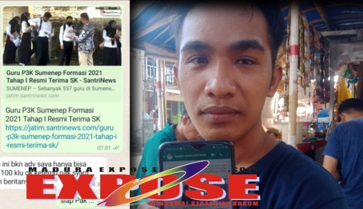 Tawarkan Uang Ke Wartawan, Kepala BKPSDM Sumenep Diduga Lecehkan  Profesi Jurnalis