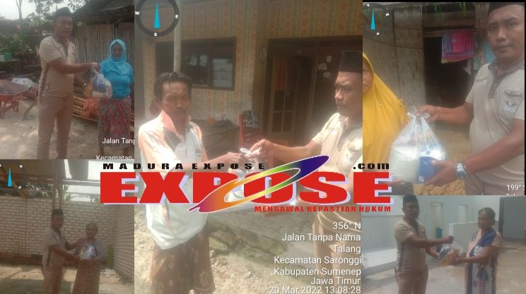 Bambang Supratman, Tokoh Dapil II Sumenep Santuni Korban Puting Beliung Desa Talang Saronggi