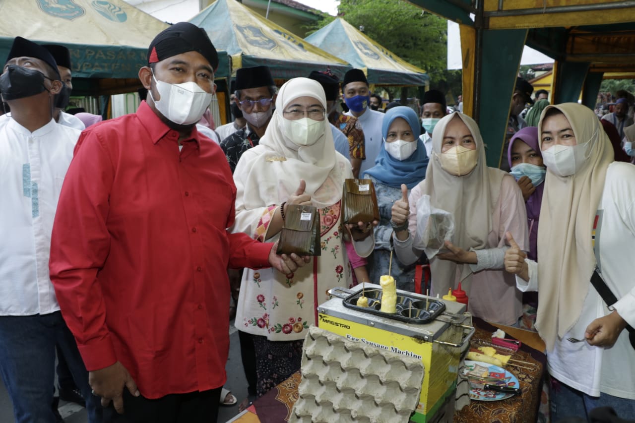 Bazar Ramadhan, Wabup Sumenep Pamerkan “Brongko Susu” Ala Masalembu