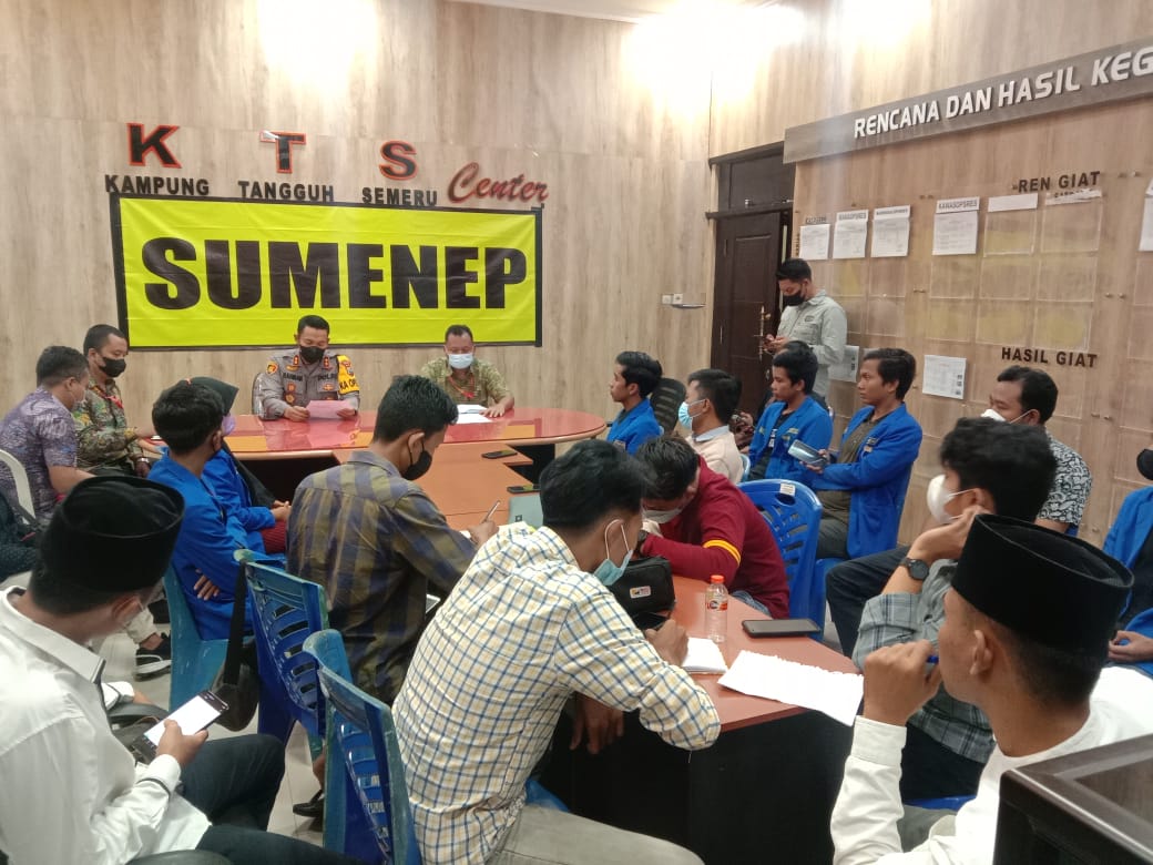 PC PMII Sumenep Gelar Audiensi Dengan Kapolres Terkait Laporan Pencemaran Nama Baik Institusi