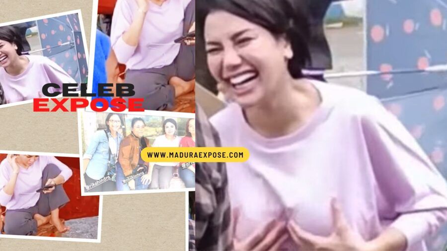 Penampakan Nikita Mirzani Di Pantai Utara Kota Sumenep