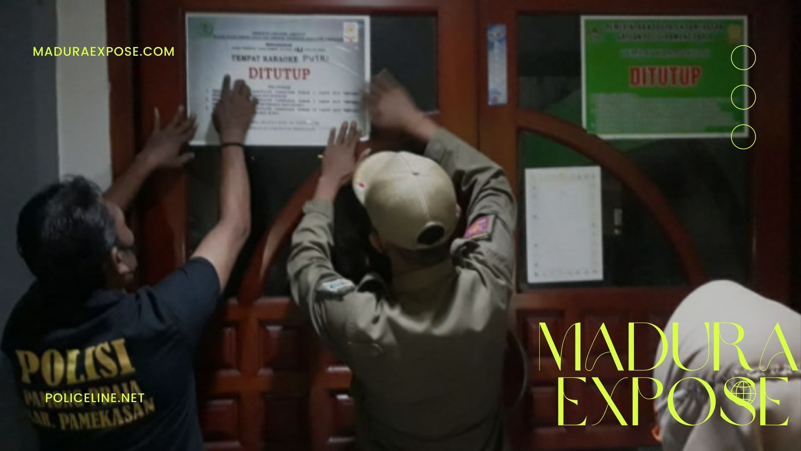 4 Room Karaoke Di Pamekasan Ditutup Satpol PP
