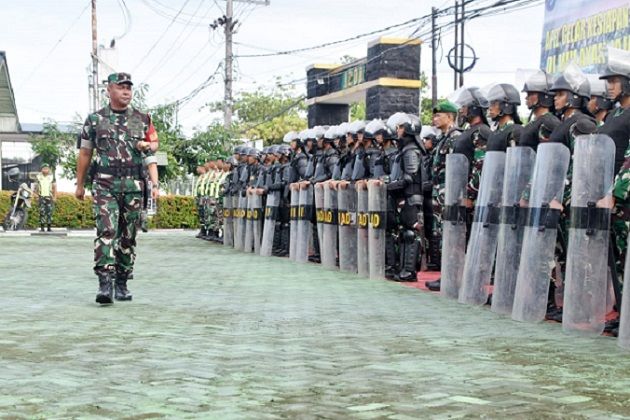 Apel Gelar Kesiapan TNI pada PAM Pemilu 2024