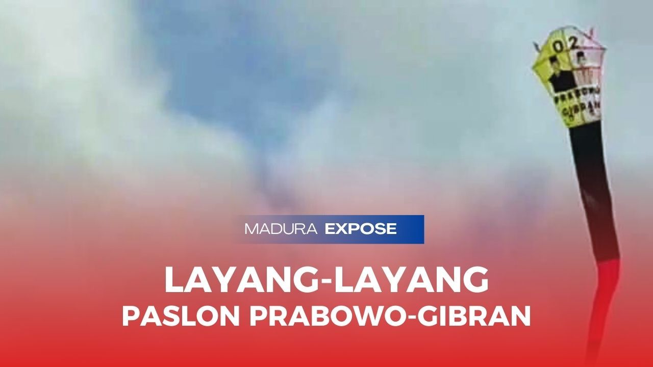 Viral Layangan Raksasa Bergambar Prabowo-Gibran