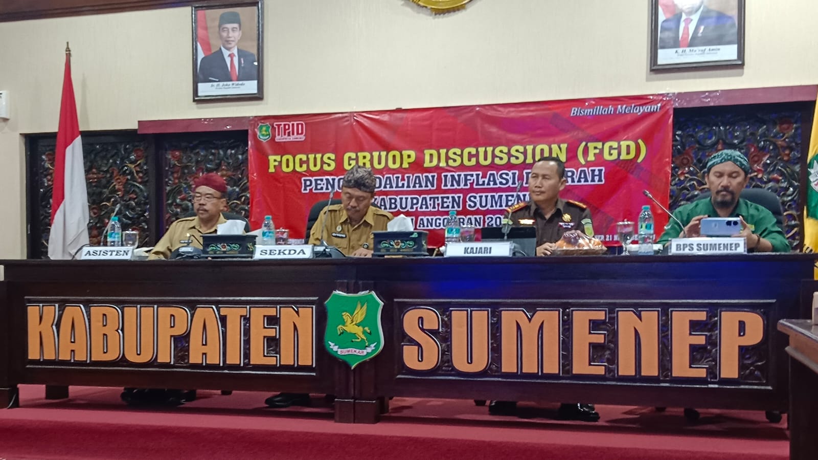 Inflasi Mengancam, Sekdakab Sumenep Gelar FGD