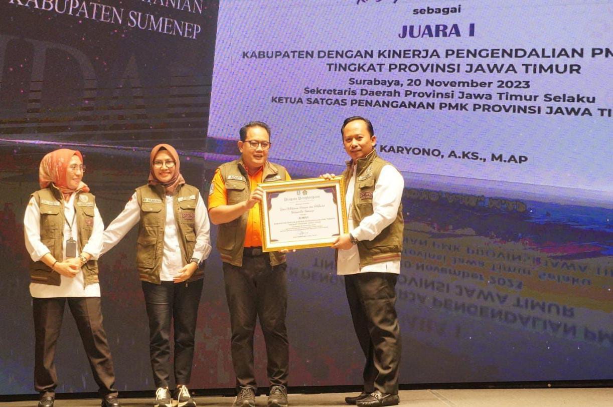 DKPP Sumenep Raih Tiga Penghargaan