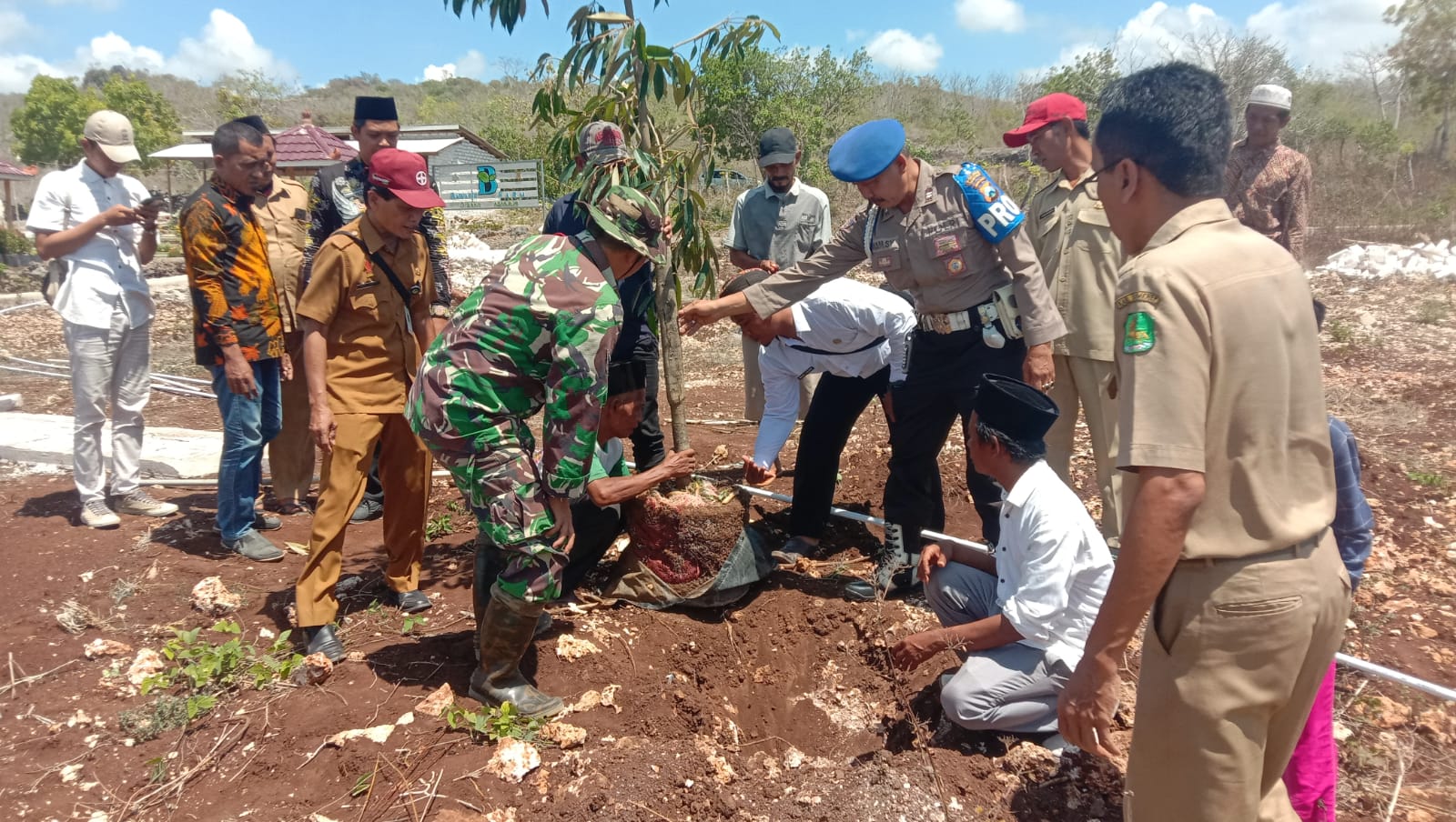 Peduli Lingkungan, Babinsa Lenteng Bersama DLH Dan Dinas Pariwisata Tanam 1000 Pohon Peduli Lingkungan, Babinsa Lenteng Bersama DLH Dan Dinas Pariwisata Tanam 1000 Pohon