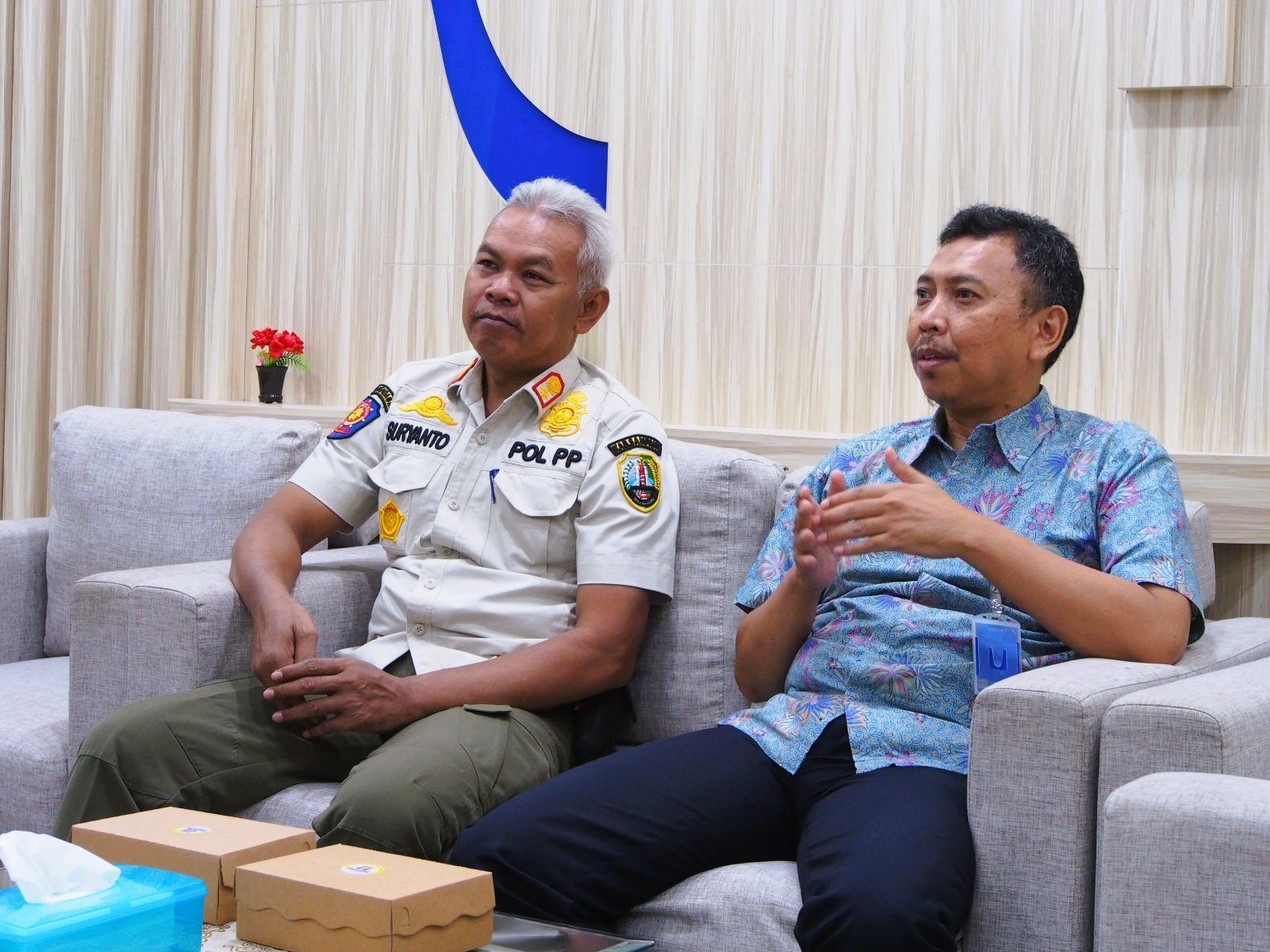 BEA CUKAI – SATPOL PP JALIN KOORDINASI DBH CHT 2024