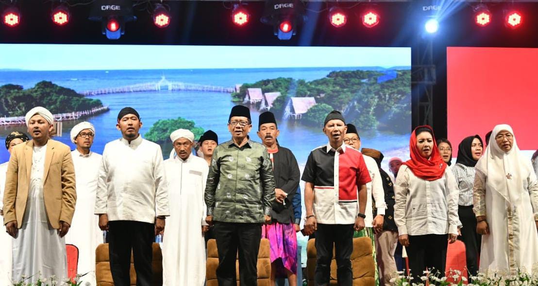 Bupati Fauzi, Mahfud MD dan MH Said Abdullah Ikuti Istigotsah Kebangsaan di Sumenep