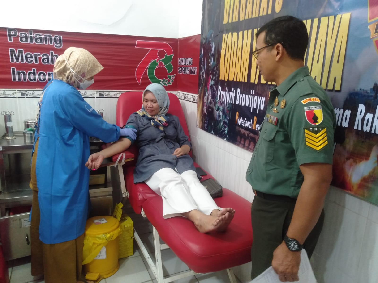 Kodim 0827/Sumenep Gelar Baksos Donor Darah