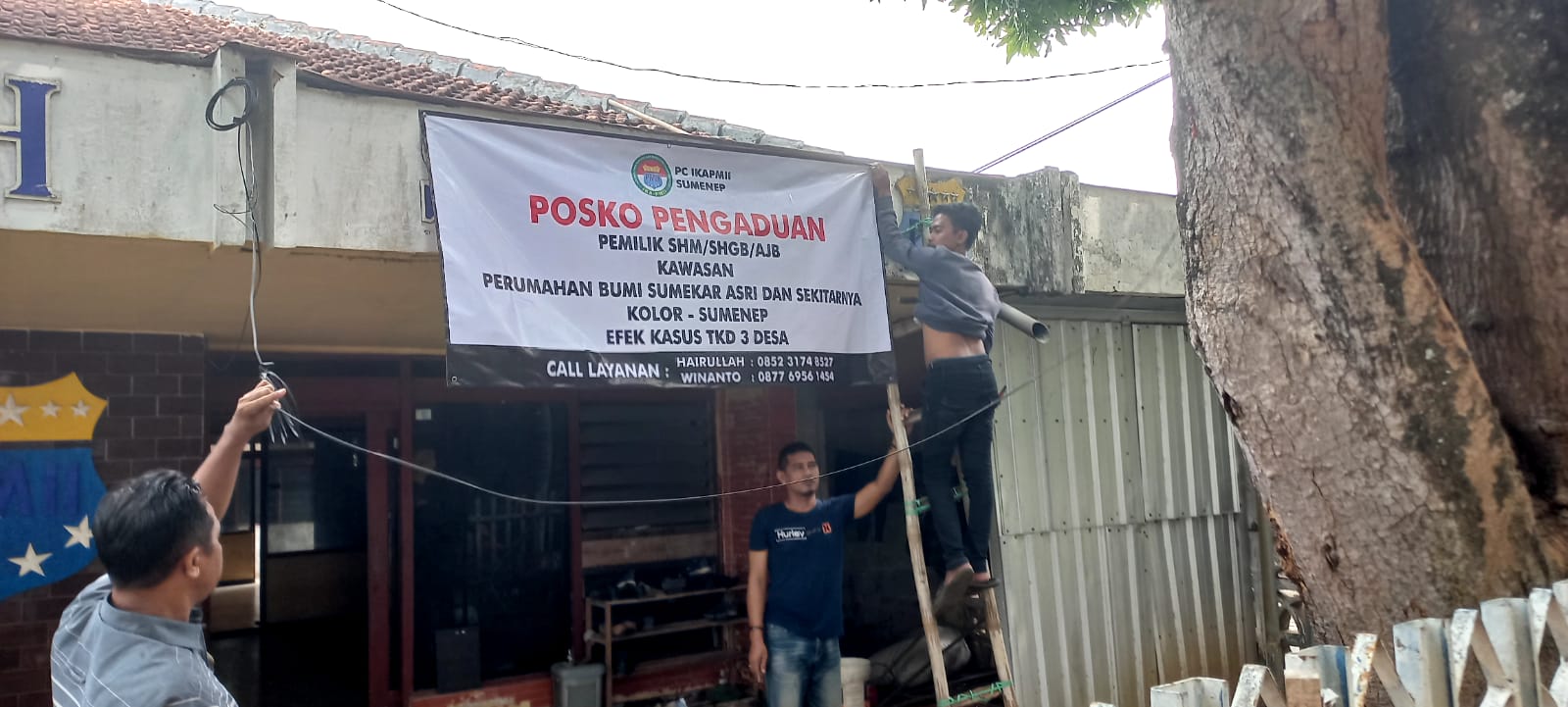 Pemilik Rumah Dikawasan Bumi Sumekar Mulai Resah, IKAPMII Sumenep Buka Posko Pengaduan