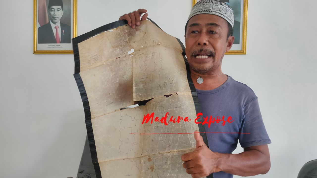 Didepan Madura Expose, Kades Paberasan Rahman Saleh Perlihatkan  Leter C Yang Videonya Viral