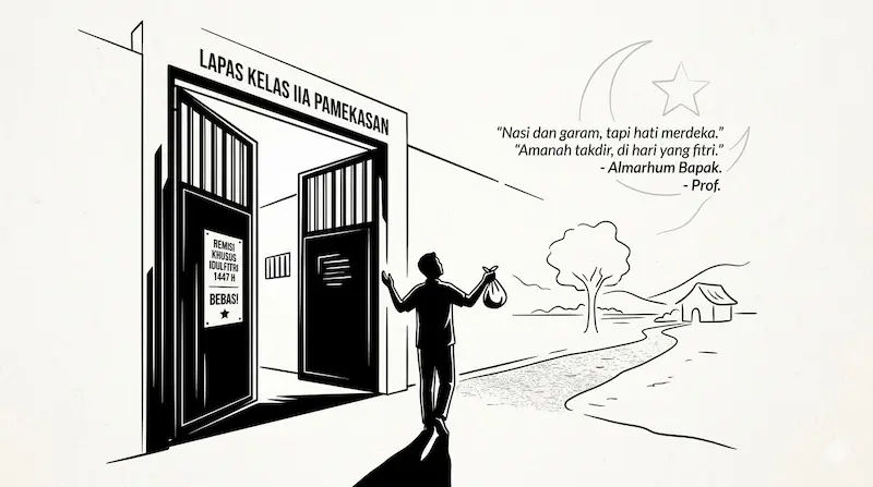 Lebaran di Balik Jeruji: Antara Tobat dan Tiket Pulang